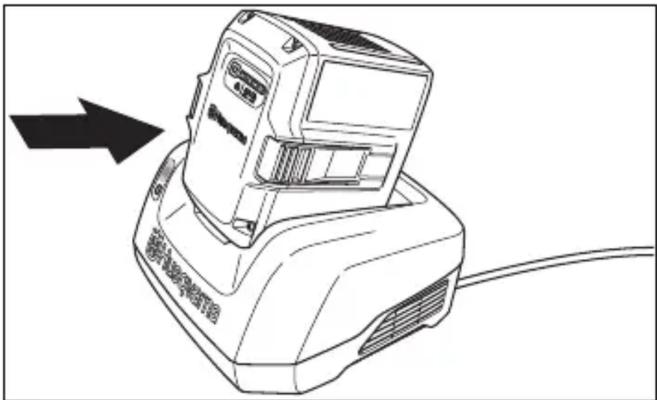 HUSQVARNA LB 553iV - Зарядка акумулятора - 2