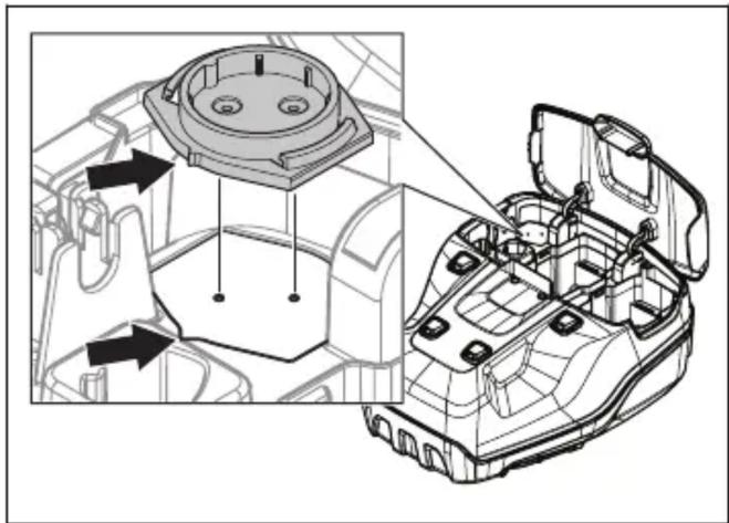 HUSQVARNA LB 553iV - Inštalácia snímača - 3