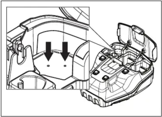 HUSQVARNA LB 553iV - Installazione del sensore - 1