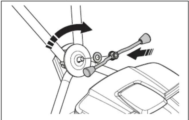 HUSQVARNA LB 553iV - Sådan samles håndtaget (LB 548i, LB 553iV) - 2