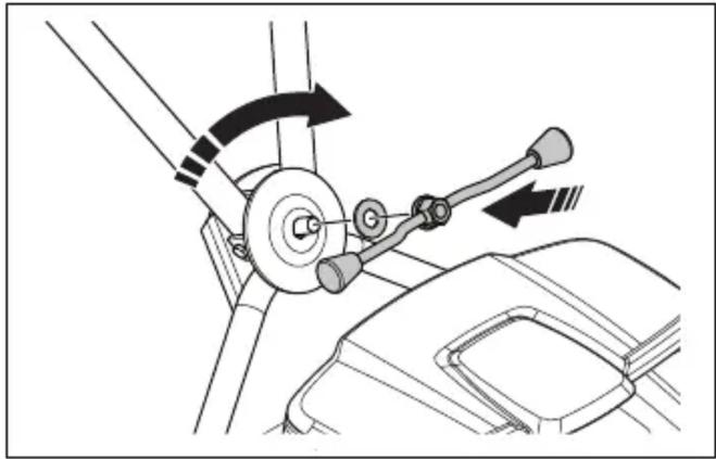 HUSQVARNA LB 553iV - Käepideme kokkupanek (LB 548i, LB 553iV) - 2