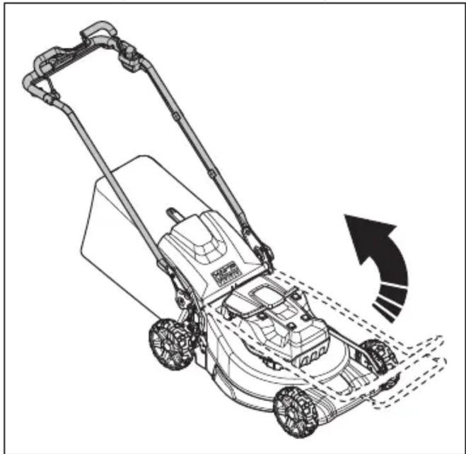 HUSQVARNA LB 553iV - Sådan sættes produktet i driftsstilling (LC 551iV) - 1
