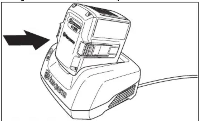 HUSQVARNA LB 553iV - Aku laadimine - 2