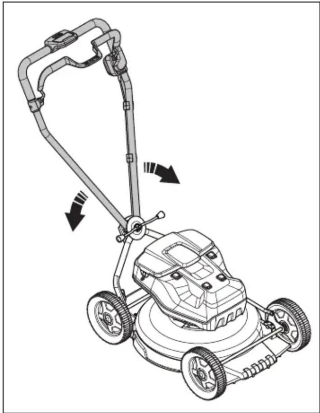 HUSQVARNA LB 553iV - ハンドルの組み立て (LB 548i, LB 553iV) - 3