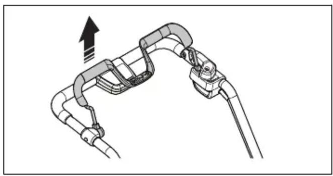 HUSQVARNA LB 553iV - Variklio stabdymo rankena - 1