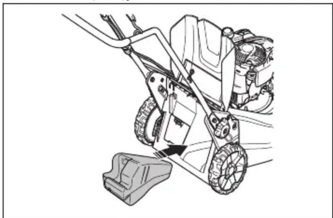 HUSQVARNA LB 553iV - Συναρμολόγηση του πώματος χορτολιπάσματος (παρελκόμενο LC 551iV) - 1