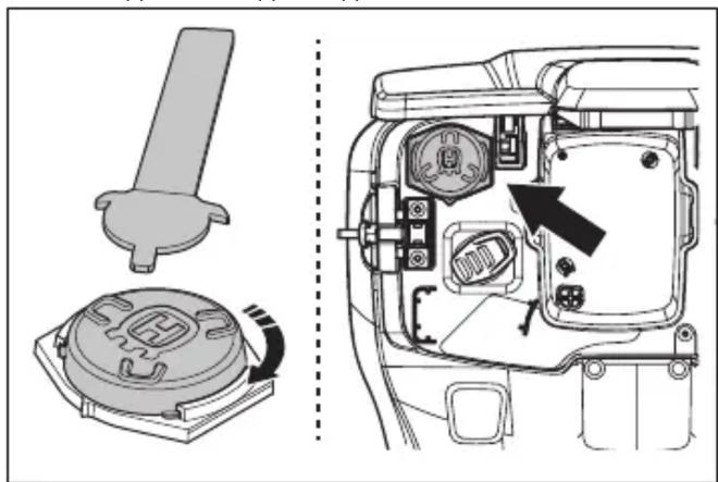 HUSQVARNA LB 553iV - Установлення датчика - 6