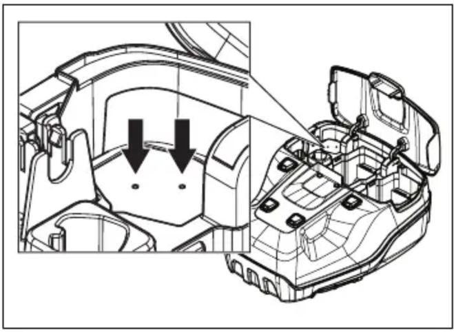 HUSQVARNA LB 553iV - センサーの取り付け - 1