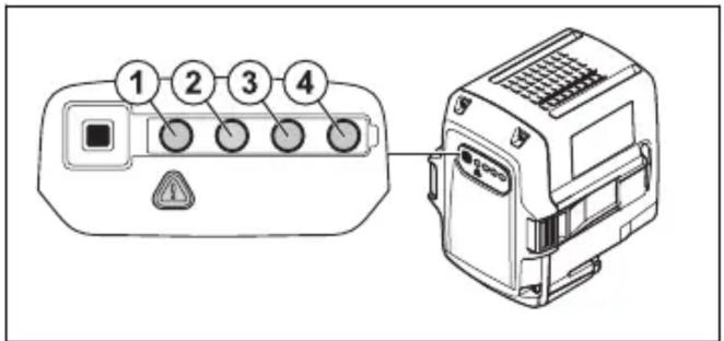 HUSQVARNA LB 553iV - Estado da bateria - 1