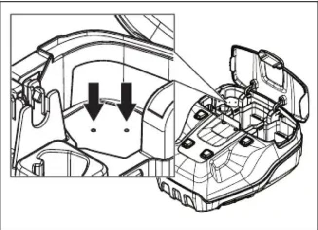 HUSQVARNA LB 553iV - Anduri paigaldamine - 1