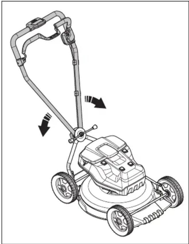 HUSQVARNA LB 553iV - Montáž řídítek (LB 548i, LB 553iV) - 3