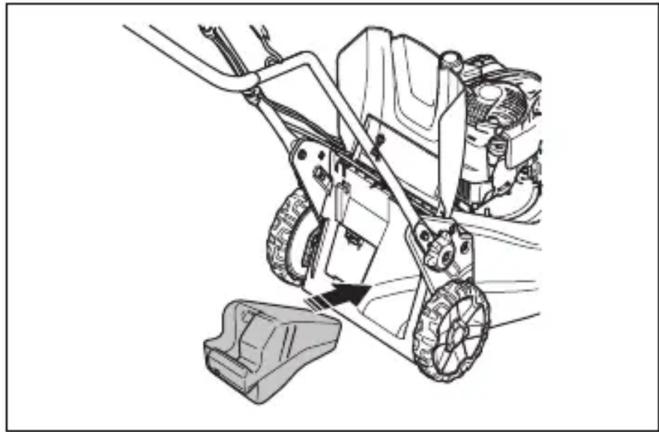 HUSQVARNA LB 553iV - Montáž mulčovací vložky (příslušenství LC 551iV) - 1