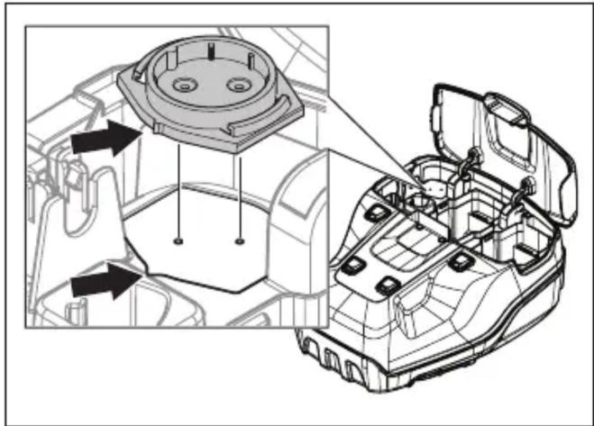 HUSQVARNA LB 553iV - Kaip judèti su gaminiu, kai pjovimo iranga atjungta (LB 553iV) - 8