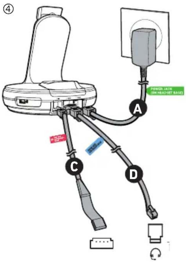 Snom A170 - B Connecting-Anschlieben·Connector-Conectar-Collegare - 8