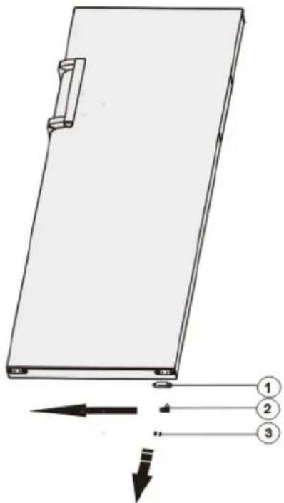 HISENSE FV298N4AWE - Reversing the door - 4