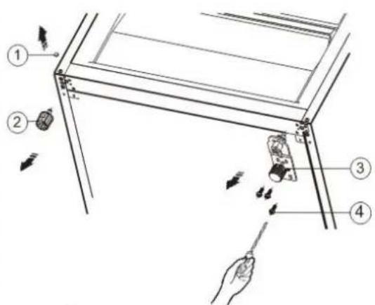 HISENSE FV298N4AWE - Inversion de la porte - 13