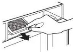LG MVEM1825D - Remplacement du filtré à charbon - 2