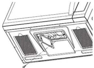 LG MVEM1825D - Remplacement de la lampe de la surface de cuisson - 1
