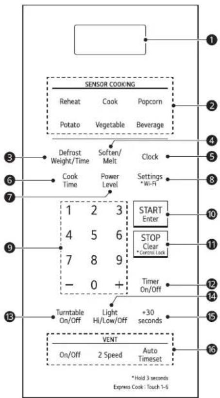 LG MVEM1825D - Control Panel - 1