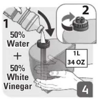 TEFAL Pro Style One IT2460 - DESCALING PROCEDURE - 4