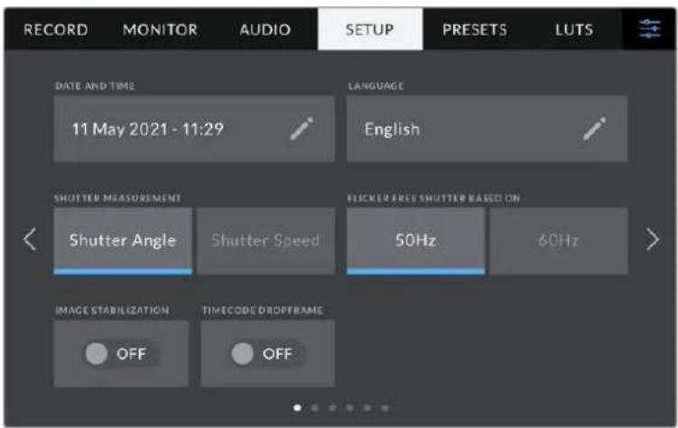 Blackmagic Design Studio Camera 4K Pro - OCHOBHbIe HaCTpONKn - 1