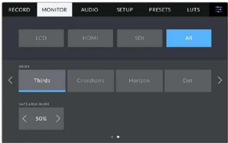 Blackmagic Design Studio Camera 4K Pro - All Monitor Settings Page 2 - 1