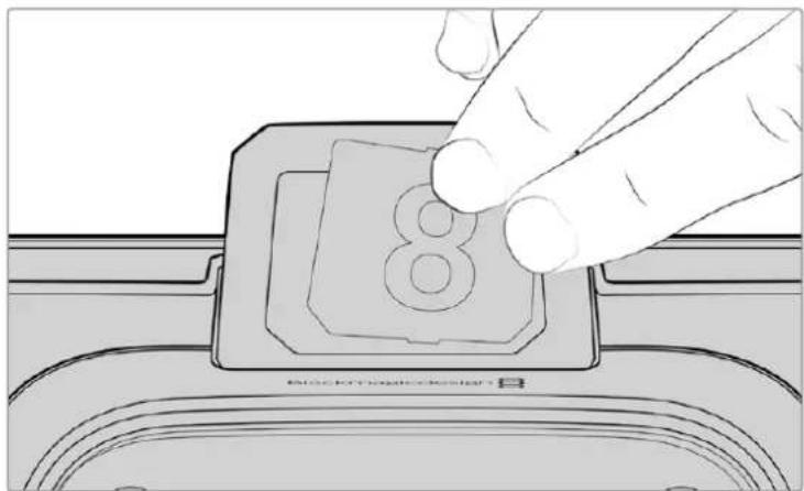 Blackmagic Design Studio Camera 4K Pro - Template dei numeri tally - 1