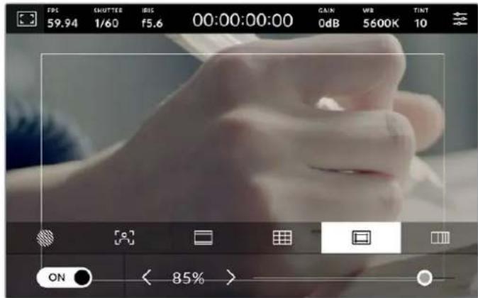Blackmagic Design Studio Camera 4K Pro - Guias de Area Segura - 1