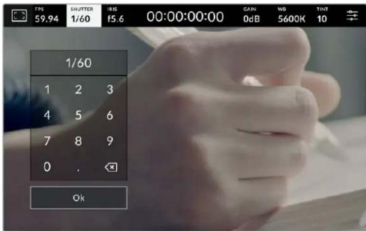 Blackmagic Design Studio Camera 4K Pro - Shutter - 3