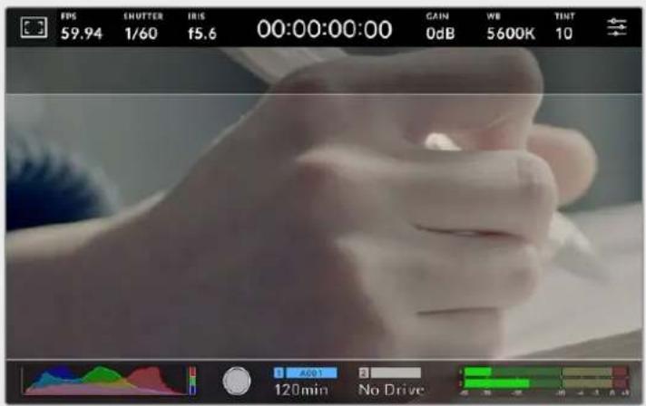 Blackmagic Design Studio Camera 4K Pro - 2.35:1、2.39:1、2.40:1 - 1