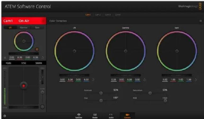 Blackmagic Design Studio Camera 4K Pro - DaVinci Resolve Primary Color Corrector - 1