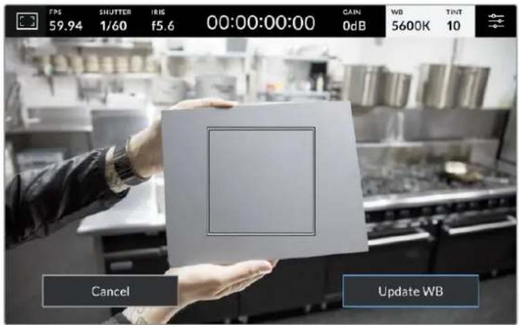 Blackmagic Design Studio Camera 4K Pro - Balanco de Branco - 3