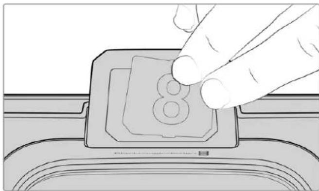 Blackmagic Design Studio Camera 4K Pro - Modelo de Numeração de Cârma - 1