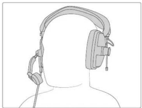Blackmagic Design Studio Camera 4K Pro - Conectar um Headset de Intercomunicação - 3