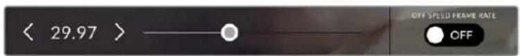 Blackmagic Design Studio Camera 4K Pro - Project Frame Rate - 1