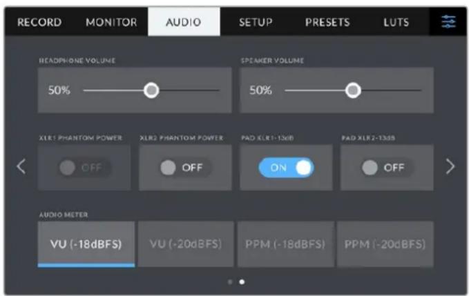 Blackmagic Design Studio Camera 4K Pro - Configurações de Âudio - Págnina 2 - 1