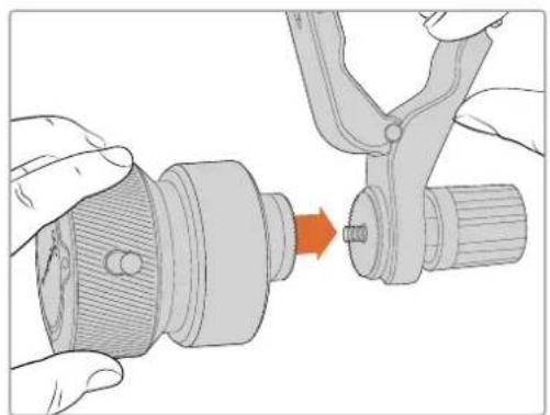 Blackmagic Design Studio Camera 4K Pro - Attaching to Tripod Handles - 1