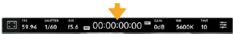 Blackmagic Design Studio Camera 4K Pro - Duration Display - 1