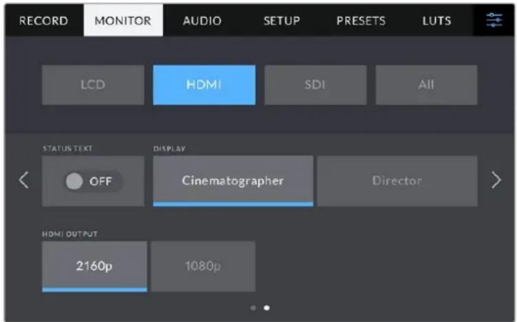 Blackmagic Design Studio Camera 4K Pro - Impostare il frame rate e la risoluzione - 2