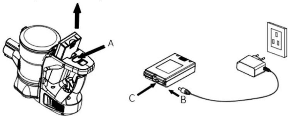 Emerio UVC121660.7 - RICARICA DELLA BATTERIA - 1