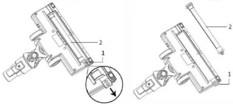 Emerio UVC121660.7 - How to clean the brush roller - 1