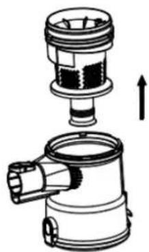 Emerio UVC121660.7 - How to clean the dust cup filter: - 3