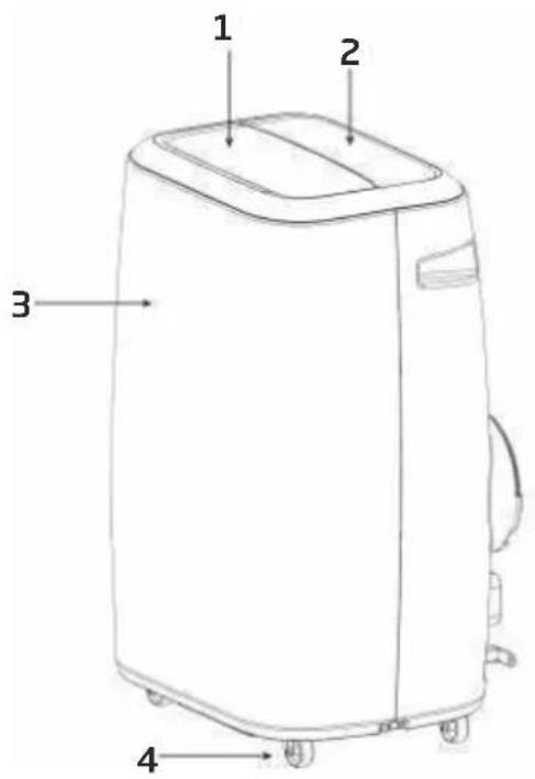 BEKO BP109AH - Description des pièces - 1