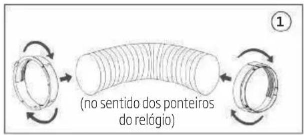 BEKO BP109AH - Introdução à instalação da mangueira de exaustão - 1