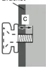 PANASONIC TX55JXW604 - Bracket - 1