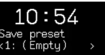 Ruark Audio R1 Mk3 - Gem forindstilling - 1