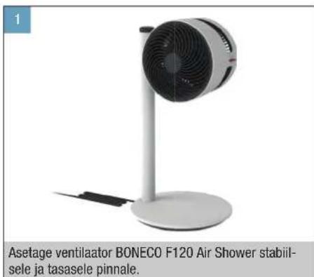 BONECO F120 - KASUTUSELE VÖTMINE - 1