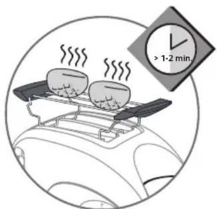 TEFAL Toast'N Egg TT5501 - Opvarming af croissanter, boller og fint brød - 9