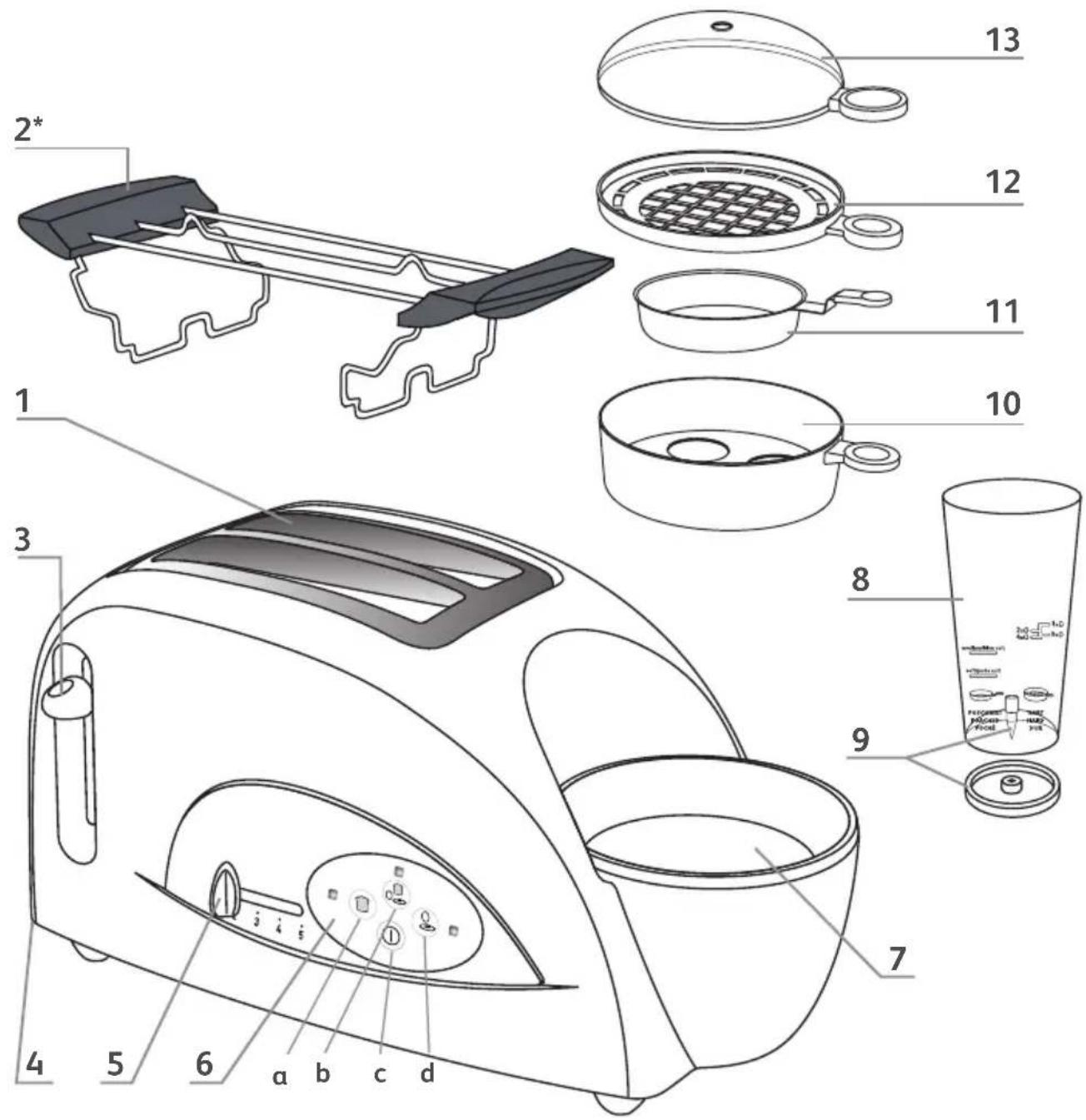 TEFAL Toast'N Egg TT5501 - TOAST'N EGG - 2