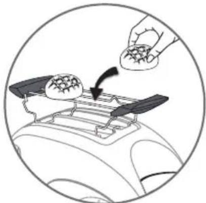 TEFAL Toast'N Egg TT5501 - Varme opp horn, rundstykker og boller - 5